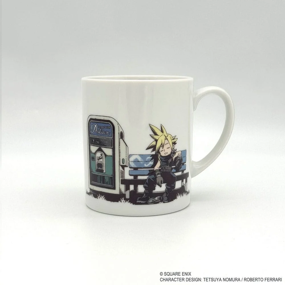 Final Fantasy VII Rebirth Mug Napping Cloud
